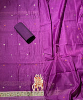 Classy Weaves Muga Cotton Silk Suit Set - Yanchi